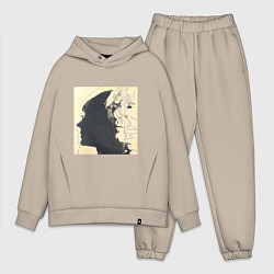 Мужской костюм оверсайз Andy Warhol art