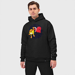 Мужской костюм оверсайз Pac-Man, цвет: черный — фото 2