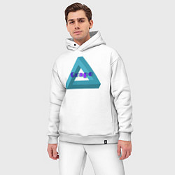 Мужской костюм оверсайз GRAPE MERCH, цвет: белый — фото 2