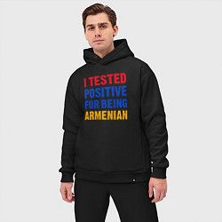 Мужской костюм оверсайз Tested Armenian, цвет: черный — фото 2