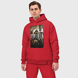 Мужской костюм оверсайз STALKER SHADOW OF CHERNOBYL, цвет: красный — фото 2