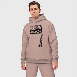 Мужской костюм оверсайз АудиAudi, цвет: пыльно-розовый — фото 2