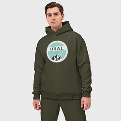 Мужской костюм оверсайз УРАЛ 01, цвет: хаки — фото 2