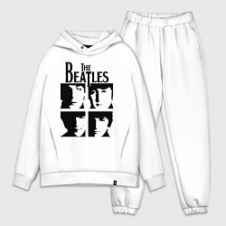 Мужской костюм оверсайз The Beatles - legendary group!, цвет: белый
