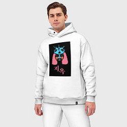 Мужской костюм оверсайз Hellbound 2022, цвет: белый — фото 2