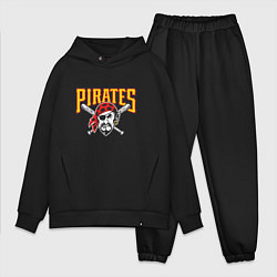 Мужской костюм оверсайз Pittsburgh Pirates - baseball team, цвет: черный