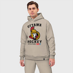 Мужской костюм оверсайз OTTAWA SENATORS ОТТАВА СЕНАТОРЗ, цвет: миндальный — фото 2