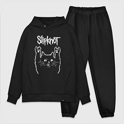 Мужской костюм оверсайз Slipknot, Слипкнот Рок кот