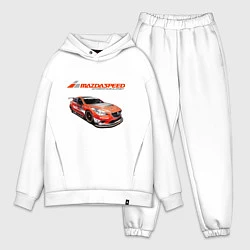 Мужской костюм оверсайз Mazda Motorsport Development, цвет: белый