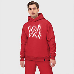 Мужской костюм оверсайз Alan Walker АЛАН УОКЕР, цвет: красный — фото 2