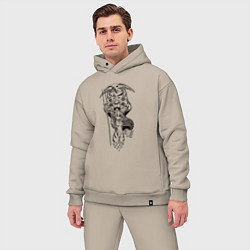 Мужской костюм оверсайз Аска и Ева 2 0, цвет: миндальный — фото 2