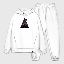 Мужской костюм оверсайз Горные Перевалы, цвет: белый