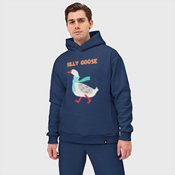 Мужской костюм оверсайз Silly Goose, цвет: тёмно-синий — фото 2
