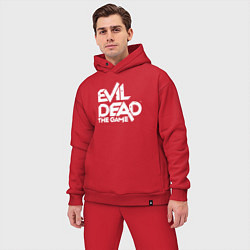 Мужской костюм оверсайз Logo Evil Dead, цвет: красный — фото 2