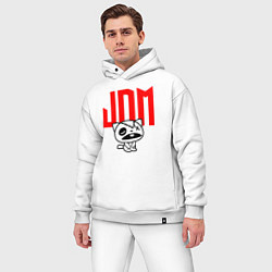 Мужской костюм оверсайз JDM Kitten-Zombie Japan, цвет: белый — фото 2