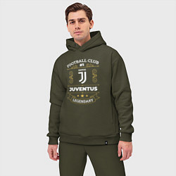 Мужской костюм оверсайз Juventus FC 1, цвет: хаки — фото 2