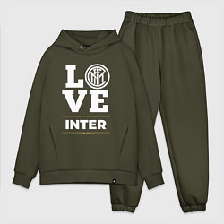Мужской костюм оверсайз Inter Love Classic, цвет: хаки