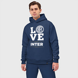 Мужской костюм оверсайз Inter Love Classic, цвет: тёмно-синий — фото 2