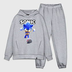 Мужской костюм оверсайз Sonic the Hedgehog 2, цвет: меланж