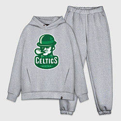 Мужской костюм оверсайз Celtics Team, цвет: меланж