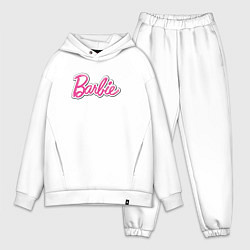 Мужской костюм оверсайз Barbie logo, цвет: белый
