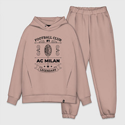 Мужской костюм оверсайз AC Milan: Football Club Number 1 Legendary