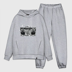 Мужской костюм оверсайз Wu-Tang Boombox, цвет: меланж