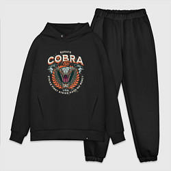 Мужской костюм оверсайз Кобра Кай - логотип с Коброй Cobra Kai Logo