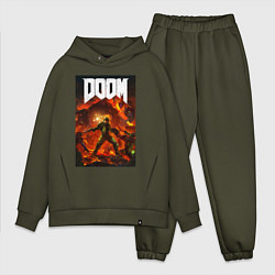 Мужской костюм оверсайз Doom slayer - hell