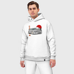 Мужской костюм оверсайз Celica gt-four st183 JDM, цвет: белый — фото 2