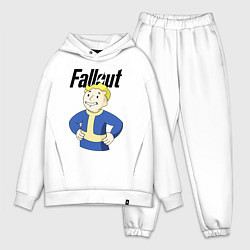 Мужской костюм оверсайз Fallout blondie boy, цвет: белый