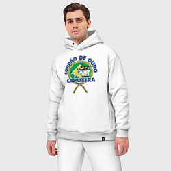 Мужской костюм оверсайз Cordao de ouro Capoeira flag of Brazil, цвет: белый — фото 2