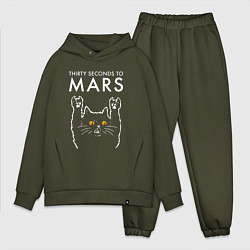Мужской костюм оверсайз Thirty Seconds to Mars rock cat
