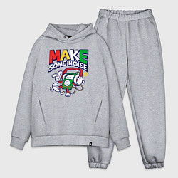 Мужской костюм оверсайз Плеер с наушниками