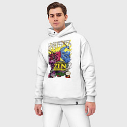 Мужской костюм оверсайз Zen - intergalactic ninja, цвет: белый — фото 2