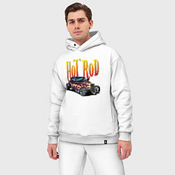 Мужской костюм оверсайз Hot Rod - Power, цвет: белый — фото 2
