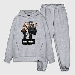 Мужской костюм оверсайз Eminem boombox, цвет: меланж