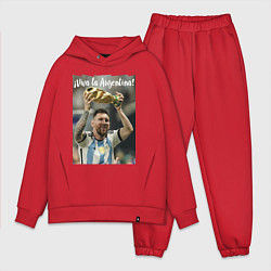 Мужской костюм оверсайз Lionel Messi - world champion - Argentina