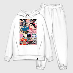 Мужской костюм оверсайз Коллаж аниме