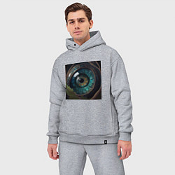 Мужской костюм оверсайз Взгляд со стороны, цвет: меланж — фото 2