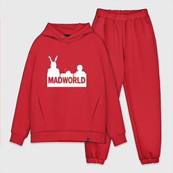 Мужской костюм оверсайз Mad world, цвет: красный
