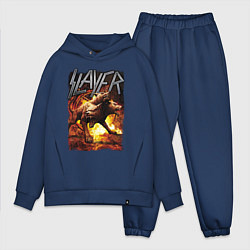 Мужской костюм оверсайз Slayer rock