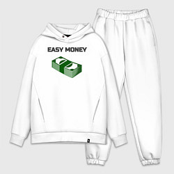 Мужской костюм оверсайз Легкие деньги, цвет: белый