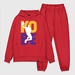 Мужской костюм оверсайз Kobe fly, цвет: красный