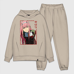 Мужской костюм оверсайз Zero Two anime girl