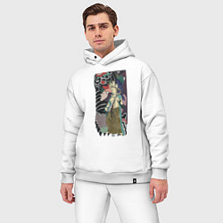 Мужской костюм оверсайз Божественная муза, цвет: белый — фото 2