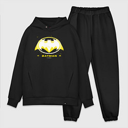 Мужской костюм оверсайз Batman logotype 2023, цвет: черный