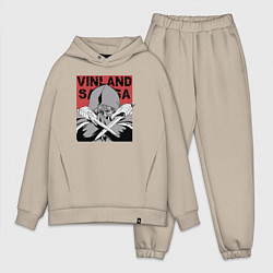 Мужской костюм оверсайз Торфинн, цвет: миндальный