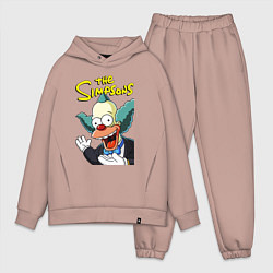 Мужской костюм оверсайз Krusty the clown, цвет: пыльно-розовый