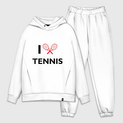 Мужской костюм оверсайз I Love Tennis